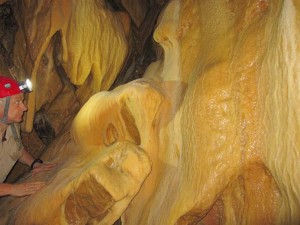Stalagmite flow in northern Whiterock Stalagmite flow in northern Whiterock