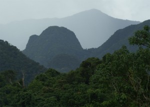 Gunung Mulu across the Souther Hills